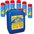 Produktbild: 6x 70ml + 1x 2,5L PUSTEFIX Seifenblasen Kindergeburtstag SET Bunte Blasen