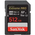 Produktbild: SANDISK Extreme PRO SDXC 512GB 150MB/s V60 UHS-II Class10