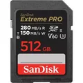 Produktbild: SanDisk SD-Karte Extreme Pro, SDSDXEP-512G-GN4IN, 512GB, bis 280 MB/s, SDXC, mit V60 und UHS-II U3