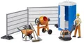 Produktbild: Bruder Zubehör bworld Baustelle bworld Baustellenset 62008