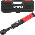 Produktbild: TECPO Drehmomentschlüssel Pro, 1/4 Zoll 6-30 Nm, 72 Zähne für Fahrrad, Werkstatt Hobby