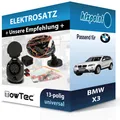 Produktbild: Für BMW X3 01.2004-12.2010 TOWTEC E-Satz 13polig universell NEU