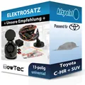 Produktbild: TOWTEC E-Satz 13polig universell passend für Toyota C-HR + SUV NEU