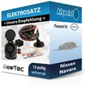 Produktbild: TOWTEC E-Satz 13polig universell passend für Nissan Navara FP incl. manual NEU