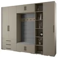 Produktbild: ABIKS MÖBEL Kompaktgarderobe INOVA 3 SATZ 11 Möbelset, Garderobe mit Kleiderstange und Regalen