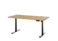 Produktbild: Schreibtisch TOULOUSE BHT 160x76x77 cm braun Winkelschreibtisch