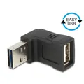 Produktbild: Delock Adapter EASY-USB 2.0-A Stecker > USB 2.0-A Buchse gewinkelt oben / unten