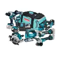 Produktbild: Makita Akku-Schlagbohrschrauber DLX7019TX1 Werkzeug-Satz für Profis in robuster Qualität