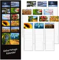 Produktbild: LYSCO ewige Kalender Geburtstagskalender Natur, jahresunabhängig, immerwährend - 12 Monate, Dauerkalender- jedes Jahr neu verwendbar, gut beschreibbar, perfekt geeignet Geburtstage oder andere Termine