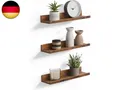 Produktbild: VASAGLE Hängeregal Wandregal, Schweberegal 3 Stück, Länge 38 cm mit hohen Ka