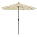 Produktbild: Doppler Sonnenschirm, Natur, Silber, Textil, 380x380 cm, Sonnen- & Sichtschutz, Sonnenschirme, Sonnenschirme rund