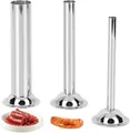 Produktbild: Wurstfüller Edelstahl Set 3 Stück Ø12/19/32 mm für Fleischwolf, manuell & elektr