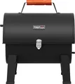 Produktbild: Royal Gourmet Tragbarer Holzkohlegrill, Tischgrill mit Grillfläche 44x31,8cm, Campinggrill für Garten Schwarz