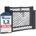 Produktbild: Upgrade4cars Kofferraum Netztasche Klett | 2 Auto Organizer Netze 40 x 25 cm | Elastisches Kfz Aufbewahrungsnetz Universal Autozubehör Innenraum Gadget Geschenke für Frauen Männer