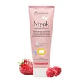 Produktbild: Niyok Bio Zahncreme für Kinder (75ml) • Natürliche Kinder Zahnpasta ohne Fluorid • Schützt Zähne & Zahnfleisch • Vegane Kinderzahncreme • Mit fruchtigem Erdbeere & Himbeere Geschmack