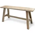 Produktbild: Spetebo - Deko Blumenbank Aus Altholz - 58 Cm - Kleine Bank Aus Altem Holz Blumenständer Pflanzenständer