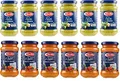 Produktbild: Testpaket Barilla Pesto alla Genovese mit basilikum - Pesto Rosso Rotes mit Balsamico Essig von Modena IGP ,tomaten und basilikum Sauce Soße ( 12 x 190ml ) würzsaucen