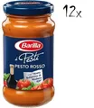 Produktbild: 12x Barilla Pesto Rosso mit tomaten basilikum balsamico Modena essig IGP 200g
