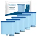 Produktbild: Wasserfilter für Saeco Philips Kaffeevollautomat AquaClean Wessper AquaClear 5x