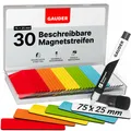 Produktbild: Magnetstreifen beschreibbar | Magnetschilder zum Beschriften | Magnetkarten f...