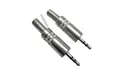 Produktbild: 2x 3-polig 3,5 mm stereo Klinkenstecker zum Löten Hobby-Aux-Stecker aus Metal