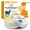 Produktbild: Rindertalg Honig Beef Tallow Gesicht Creme Hautpflege Balsam Hautpflegecreme, 1x 100g