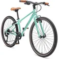 Produktbild: BIKESTAR Leichtgewicht 10kg City Bike Stadt Fahrrad Aluminium | 26 Zoll 9 Gang Shimano Schaltung Ultra Leicht | Mint - Türkis