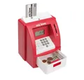 Produktbild: Idena Spardose 50021 - Geldautomat mit Sound, 21,8 x 16 x 14,5 cm, mit Alarmfunktion und Kalkulatorfunktion, Münzzähler, Sparschwein, Zählwerk, Sparbüchse, Blau