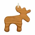 Produktbild: Christbaumschmuck aus Holz Elch, Geschenkanhänger