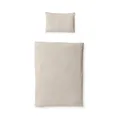 Produktbild: Ehrenkind® Bettwäsche-Set Renforcé | 100% Bio-Baumwolle | Standard 100 by Oeko-TEX | 100x135cm + 40x60cm Beige | Bettwäsche 135x100