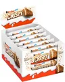 Produktbild: Kinder Crispy Kinder Crispy Riegel, 14 Stück, 34 g, mit Milchcreme und Haselnüssen gefüllt mit Schokolade Kinder
