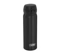 Produktbild: THERMOS ULTRALIGHT BOTTLE 0,50 l, charcoal black mat, Thermosflasche aus Edelsta