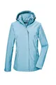 Produktbild: killtec Damen Funktionsjacke/Regenjacke mit abzippbarer Kapuze KOS 26 WMN JCKT, eisblau, 42, 42915-000