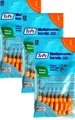 Produktbild: 3x TePe Original Interdentalbürsten - 0,45mm orange  Zahnzwischenraumbürste