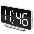 Produktbild: Green Blue GB383 Digitaler LED-Wecker Uhr mit Alarm- und Thermometerfunktion, Doppelwecker mit Snooze/Schlummerfunktion, LED Display, USB-Ladeanschluss