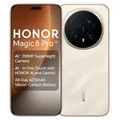 Produktbild: HONOR Magic8 Pro 5G Handy, 200 MP AI-Super-Nachtkamera, 50 MP AI-Selfie-Kamera, 6270 mAh ganztägiger Akku, 12 GB RAM 512 GB, IP68, IP69 & IP69 K, wasser- und staubabweisend, Dual-SIM, Android 16, Gold