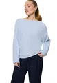Produktbild: Zero Strickpullover Damen mit U-Bootausschnitt (1-tlg) Plain/ohne Details