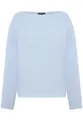 Produktbild: zero Damen Strickpullover mit U-Bootausschnitt 42, Soft Chambray