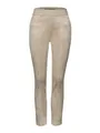 Produktbild: STREET ONE Stoffhose natur,Casual,Polyester,Unifarben,Skinny,Hoch