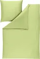 Produktbild: Estella Mako-Satin Bettwäsche Atelier Valetta 135x200 + 1 x Kissen 80 x 80 Uni maigrün