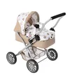 Produktbild: Bayer Chic 2000® Puppenwagen Smarty – Bärchen Beige – Zusammenklappbar – Mit Verdeck, Tasche, Kissen & Decke – Griffhöhe 56 cm – Für Kinder ab 2 Jahren,