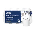 Produktbild: Tork Toilettenpapier Premium 110316 3lagig weiß 8 Rl./Pack.