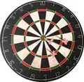 Produktbild: Sisal Dartscheibe inkl. 3 Dartpfeilen, Abwurflinie, Maßband und Montagematerial
