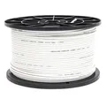 Produktbild: PremiumX 200m Mini Koaxial Sat Kabel 4mm Weiß Antennenkabel 2-fach geschirmt