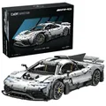Produktbild: CaDA Mercedes AMG ONE 1:8 RC Klemmbaustein Set 3290 Teile LED Technik