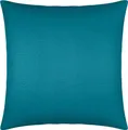Produktbild: Erwin Müller Kissenbezug, Kissenhülle Nürnberg Doppel-Jersey, Petrol Größe 50x50 cm - strapazierfest, temperaturausgleichend, mit Reißverschluss