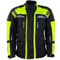 Produktbild: Roleff 1123 Enduro- Motorradjacke mit Protektoren |Enduro MX | Offroad Jacke |Größe S-5XL | Klimamembrane | Belüftung | Neongelb