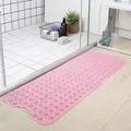 Produktbild: Badewannenmatte 100 x 40 cm Rosa Duschmatte Badematte Rutschfest Wanneneinlage