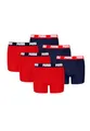 Produktbild: PUMA Boxershorts Jungen Kinder Unterhose Unterwäsche 6 er Pack, Farbe:Red/Blue, Bekleidung:140