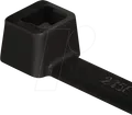 Produktbild: HT 111-14860 - Kabelbinder 365x7,6 mm, UV-witterungsstabil, schwarz